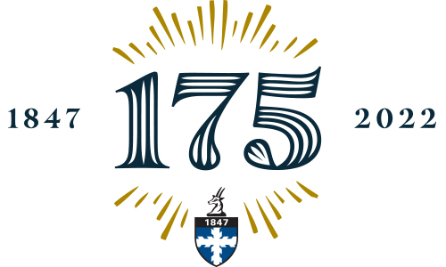 175 Celebration graphic with Lawrence Crest and the years 1847 and 2022