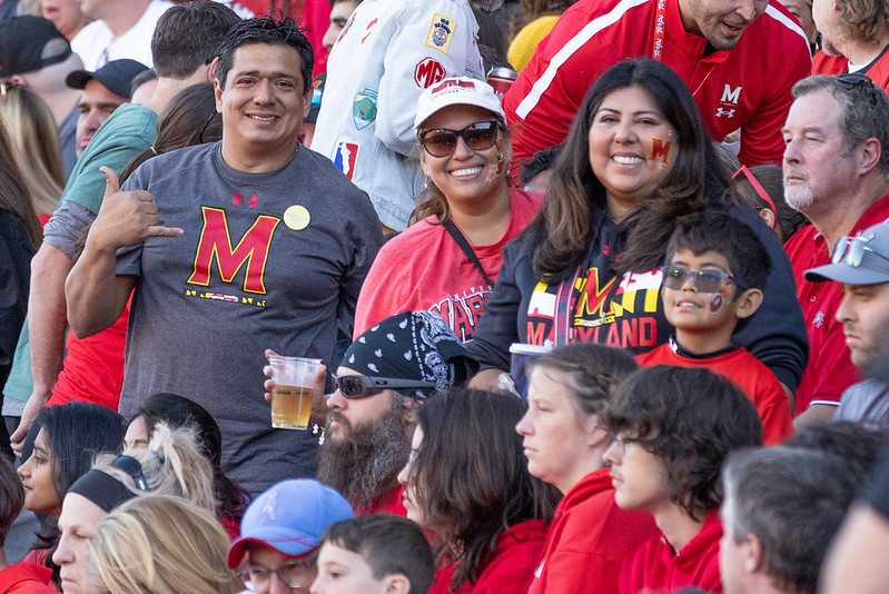Alums at a Terps Football game Alums at a Terps Football game