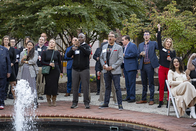 Volunteer Leaders at cocktail hour