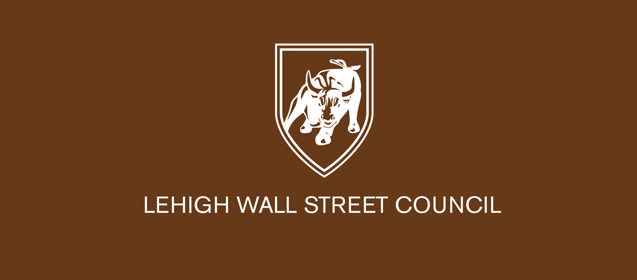 Lehigh Wall Street Council logo with the Wall Street bull inside a shield
