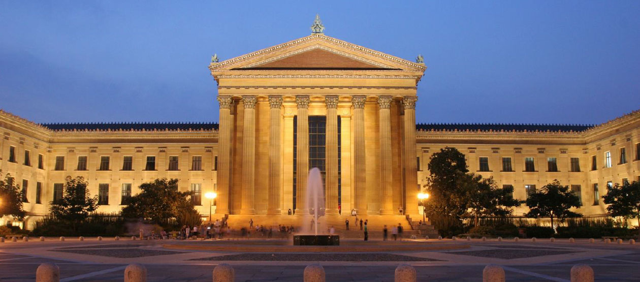 Philadelphia Museum of Art, East Entrance. Photo: Philadelphia Museum of Art.