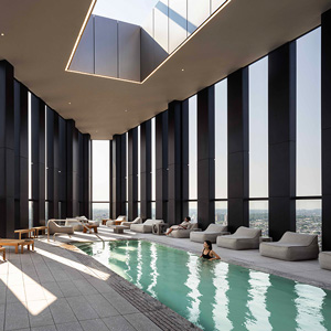 rooftop swimming pool in 505 State Street, Brooklyn, NJ